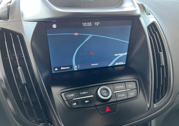 Ford Kuga cena 62800 przebieg: 161000, rok produkcji 2019 z Miłakowo małe 529